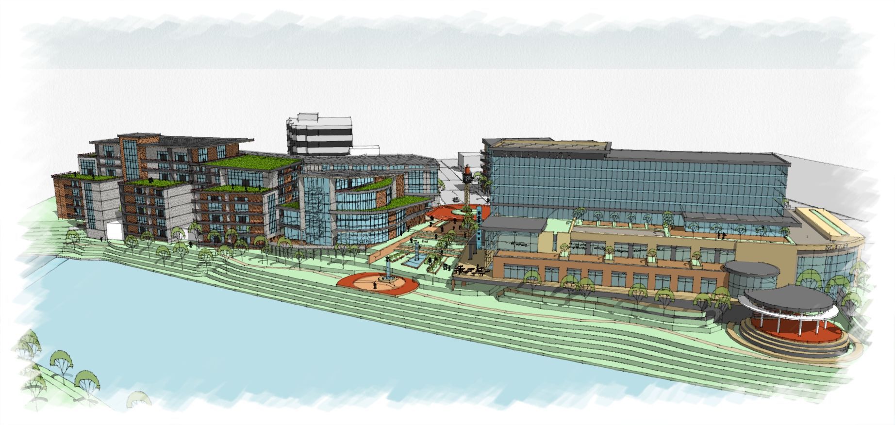 Riverfront view